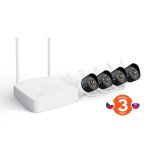 Tenda K4W-3TC - bezdrátový Wi-Fi kamerový set 2K (3MP), NVR + 4x IP kamera s LED, CZ aplikace, K4W-3TC