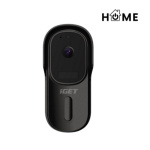 iGET HOME Doorbell DS1 Black - WiFi bateriový videozvonek, FullHD, obousměrný zvuk, CZ aplikace, DS1 Black