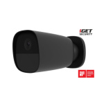 iGET SECURITY EP26 Black - WiFi bateriová FullHD kamera, IP65, zvuk, samostatná a pro alarm M5-4G CZ, EP26 Black