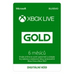 MICROSOFT ESD XBOX - Zlaté členství Xbox Live Gold - 6 měsíců (EuroZone), S3T-00005