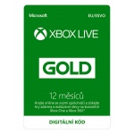 MICROSOFT ESD XBOX - Zlaté členství Xbox Live Gold - 12 měsíců (EuroZone), S4T-00026