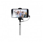Selfie stick FIXED Snap Mini,3,5mm jack, stříbrný, FIXSS-SNM-SL