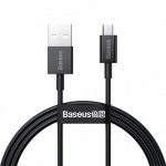 Baseus CAMYS-01 Superior Fast Charging Datový Kabel MicroUSB 2A 1m Black, 6953156208476