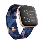Fitbit Versa 2 Special Edition (NFC) - Navy & Pink Woven, FB507RGNV