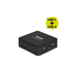 PORT CONNECT Dokovací stanice 8v1 USB-C, USB-A, dual video, HDMI, Ethernet, audio, USB 3.0, 901908