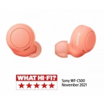 Sony True Wireless WF-C500, oranžovo-červená, WFC500D.CE7