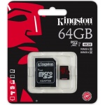 Kingston microSDXC 64GB UHS-I U3 + adaptér SDCA3/64GB