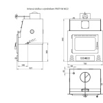 Krbová vložka s teplovodním výměníkem PRITY M W22, 215
