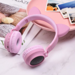 HOCO wireless bluetooth headphones W27 Cat Ear pink 437252