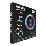 Led RING Stream RGB lamp 12inch FULL COLOR with holder for mobile + tripod 445371