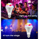 Disco LED bulb Mini Party light RGB rotating E27 LBCRL 591451