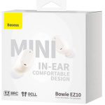 BASEUS wireless earphones bluetooth TWS Bowie EZ10 A00054300226-Z1 white 593929