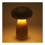 Table lamp bedside mushroom Art Deco wood color MTWTHN 599556