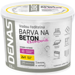 DENAS BETON EKONOMIK barva na beton, 0110 šedý, 2,5 kg