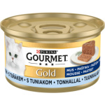 Purina Gourmet Gold pro kočky s tuňákem, jemná paštika, 85 g