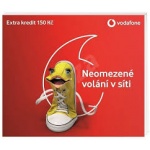 Vodafone Neomezené volání v síti + extra kredit 150,-Kč