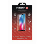 Swissten FULL GLUE, Color Frame, 2.5D ochranné sklo pro Apple iPhone 5/SE White - Bílé 54501713